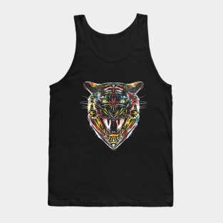 stencil tiger Tank Top